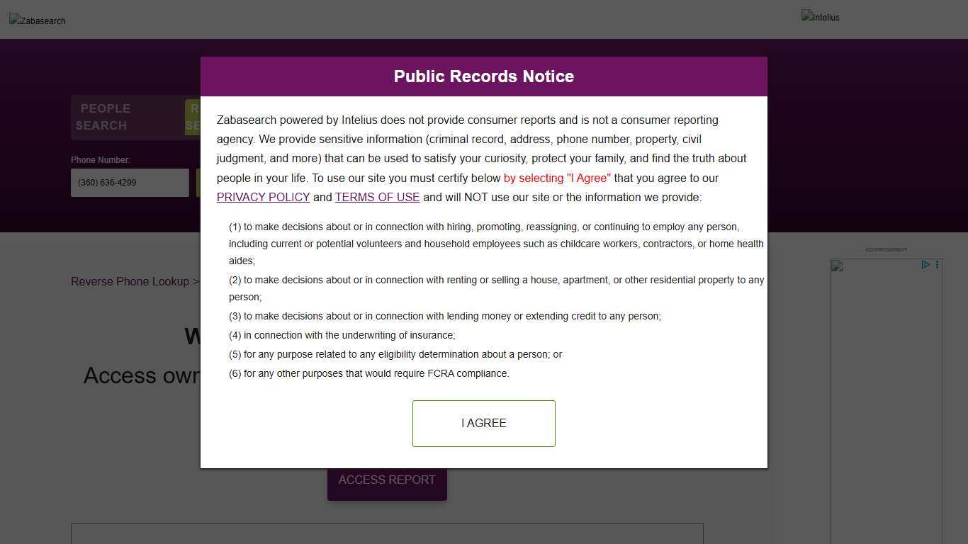 Owner Details for (360) 636-4299 Revealed | Zabasearch